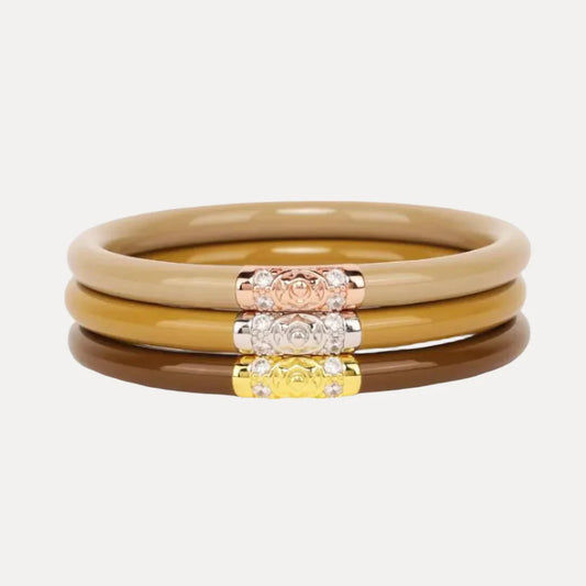 Oro Three Kings All Weather Bangles | Set Of 3 | BuDhaGirl