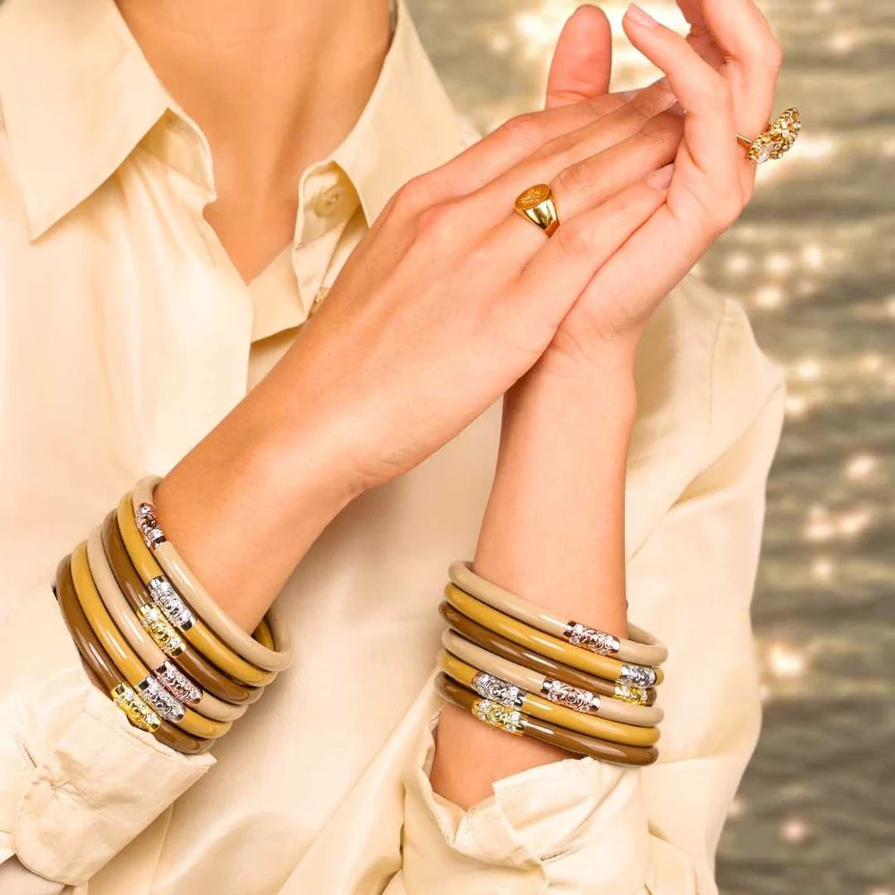 Oro Three Kings All Weather Bangles | Set Of 3 | BuDhaGirl