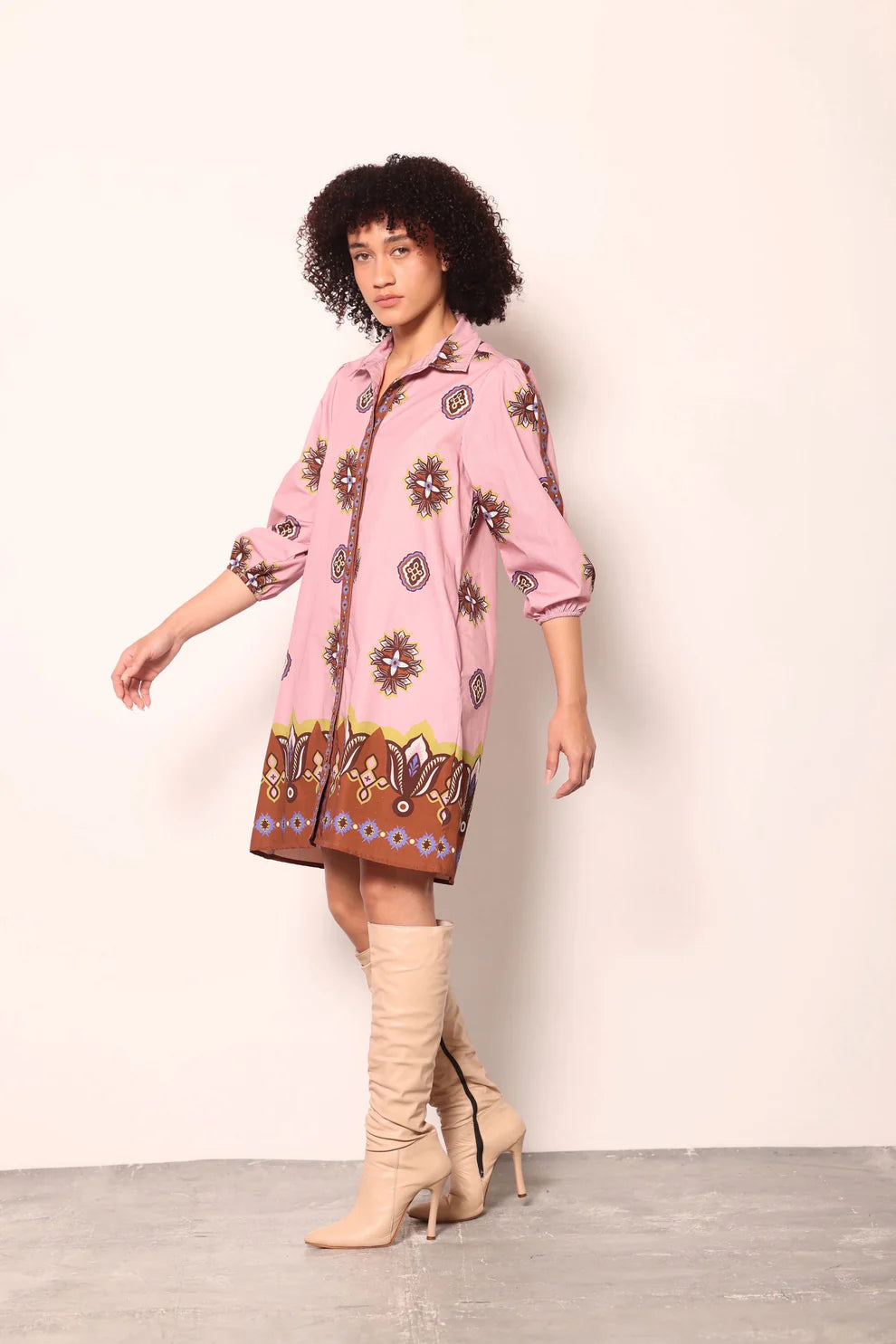 Floral Motifs Ava Dress