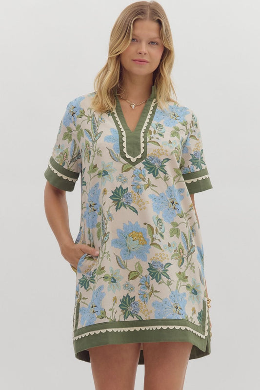Wildflower Pop Mini Dress