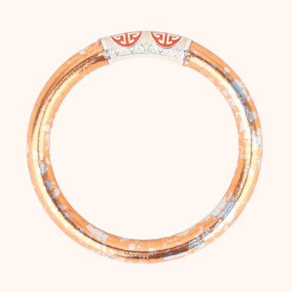 KOI Peche & Silver Tzubbie All Weather Bangle | Set Of 1 | BuDhaGirl