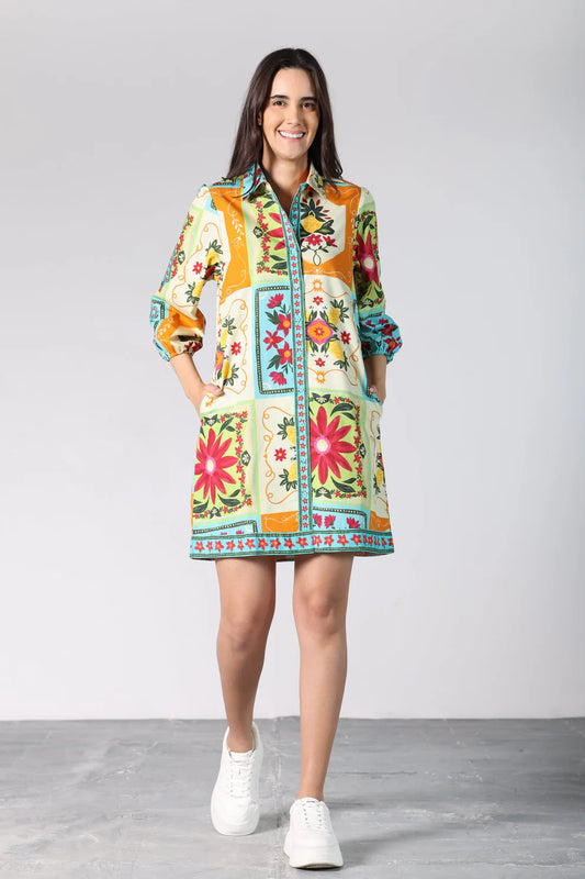 Patchwork Ava Dress
