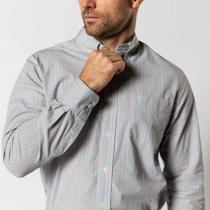 Cotton Cashmere Poplin Sport Shirt | Rollins Plaid | Duck Head
