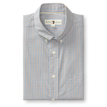 Cotton Cashmere Poplin Sport Shirt | Rollins Plaid | Duck Head