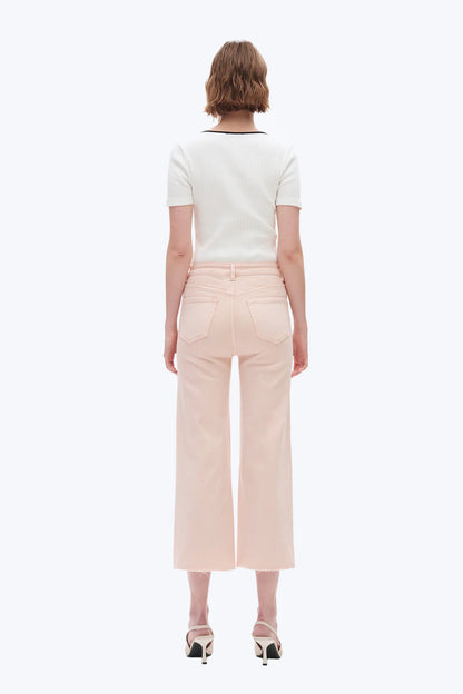 High Rise Wide Leg Denim Jeans