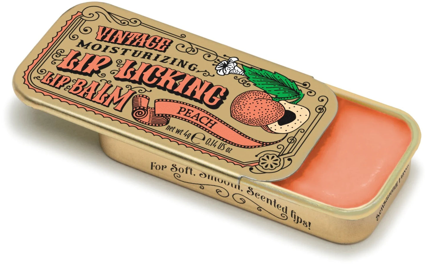 Lip Licking Lip Balm | Vintage Slider Tin