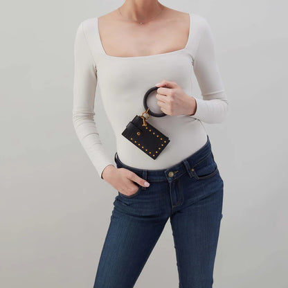 Ring Credit Card Wristlet | Pebbled Leather | HOBO