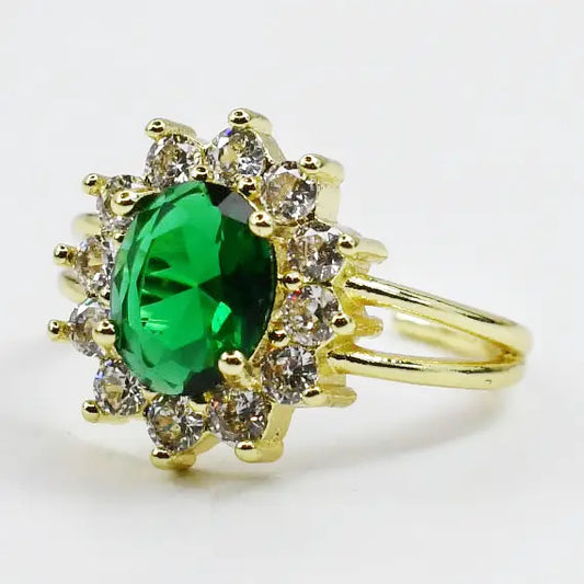 Princess Emerald Ring