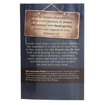 101 Prayers For My Son Softcover Gift Book