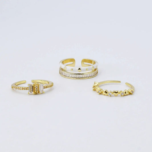 Pretty Girl Ring Set