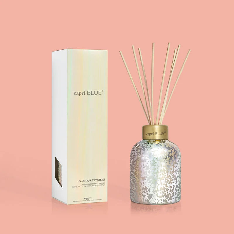 Pineapple Flower Mercury Iridescent Reed Diffuser