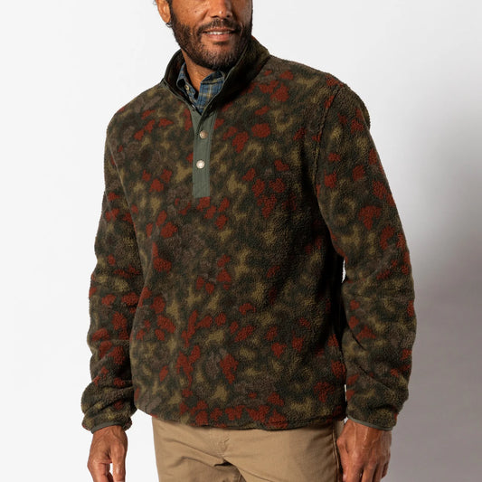 Pineview Fleece Quarter Snap Pullover | Duck Head