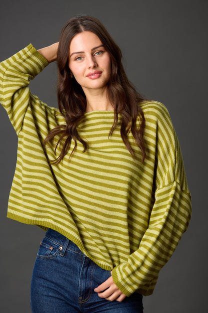 Striped T-Body Sweater