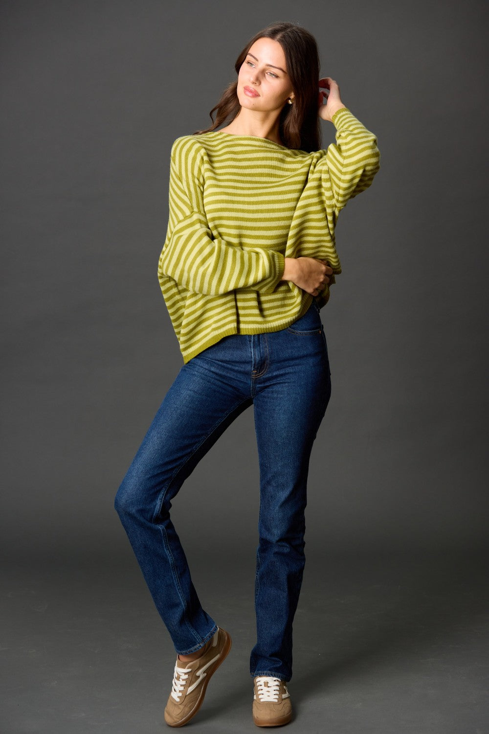 Striped T-Body Sweater