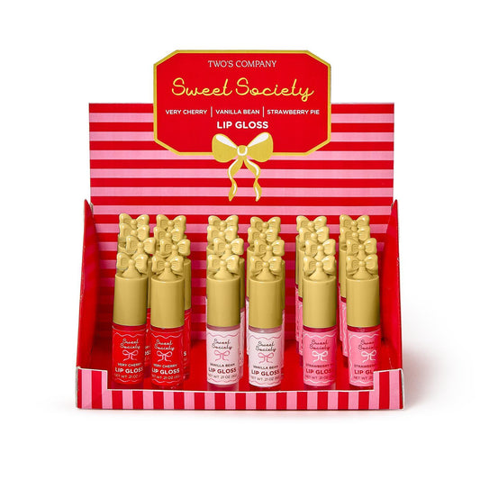 Pretty Bow Lip Gloss Includes 3 Colors/Scents