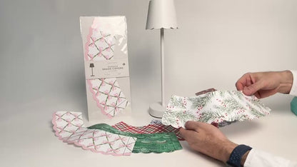 Holiday Paper Shade Cover