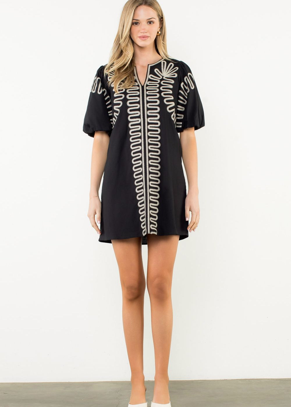 Midnight Stitch Dress | THML