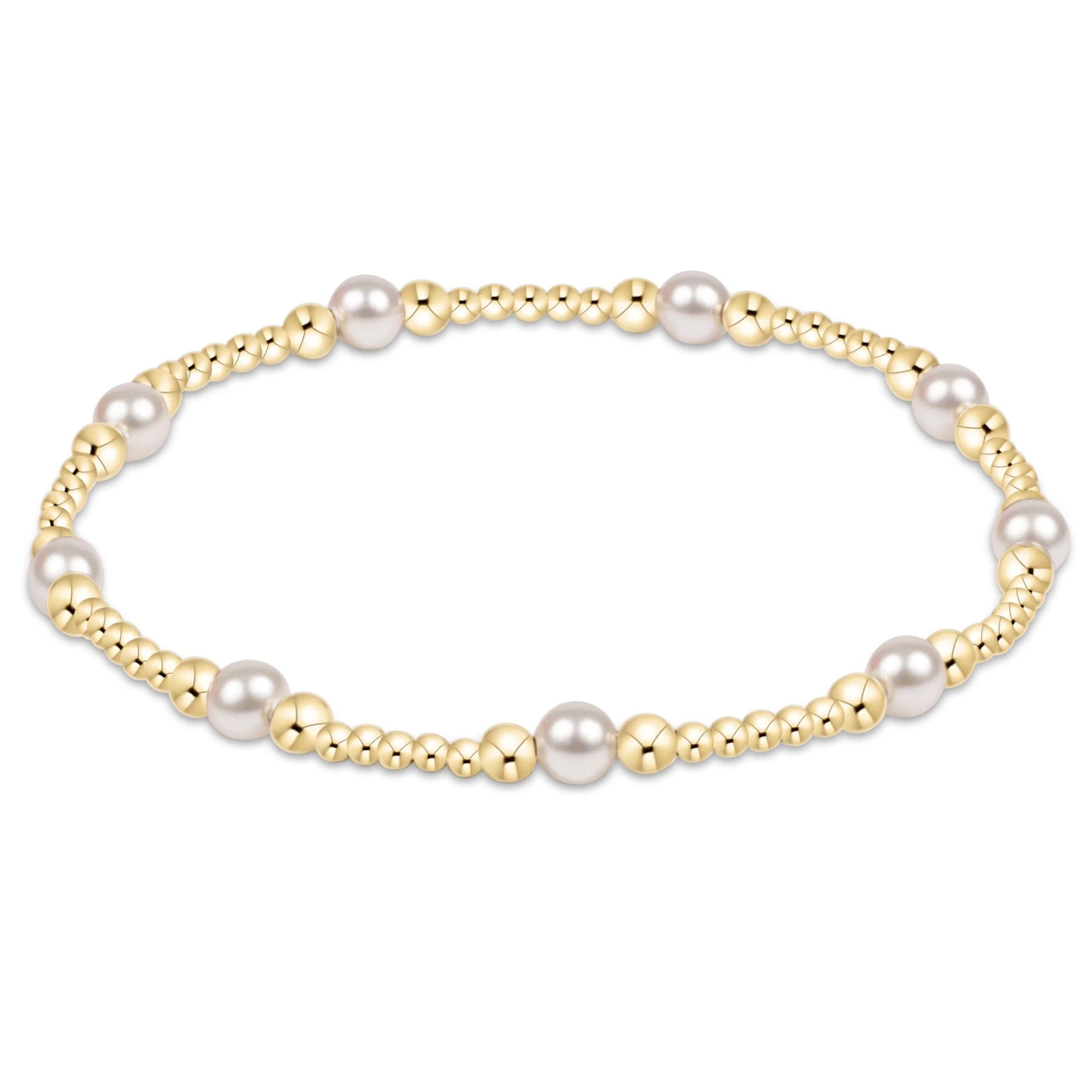 Purpose Pearl 5mm Gold Bracelet