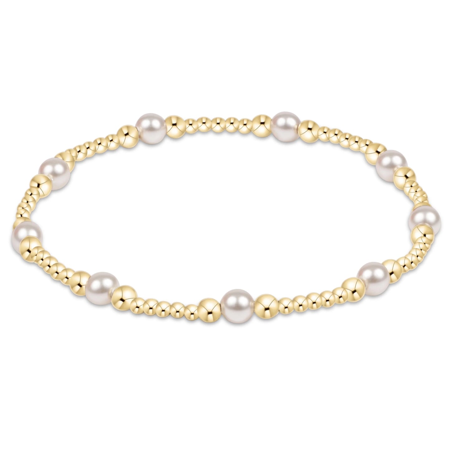 Purpose Pearl 5mm Gold Bracelet
