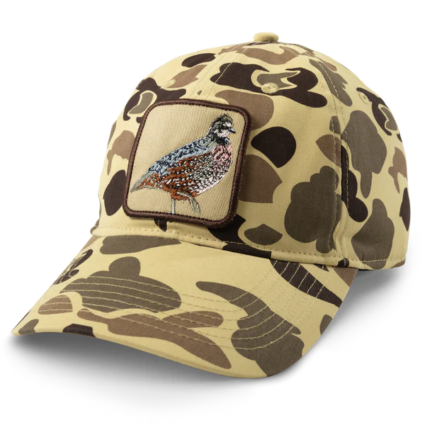 Embroidered Quail Patch Hat