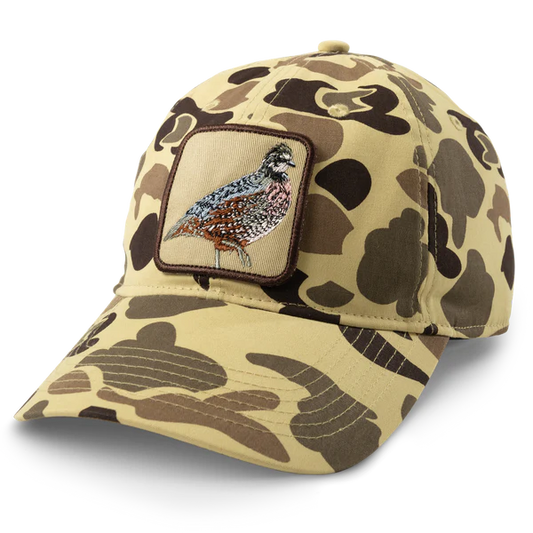 Embroidered Quail Patch Hat