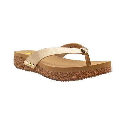 Reishi Faux Leather With Clog Stud Accent