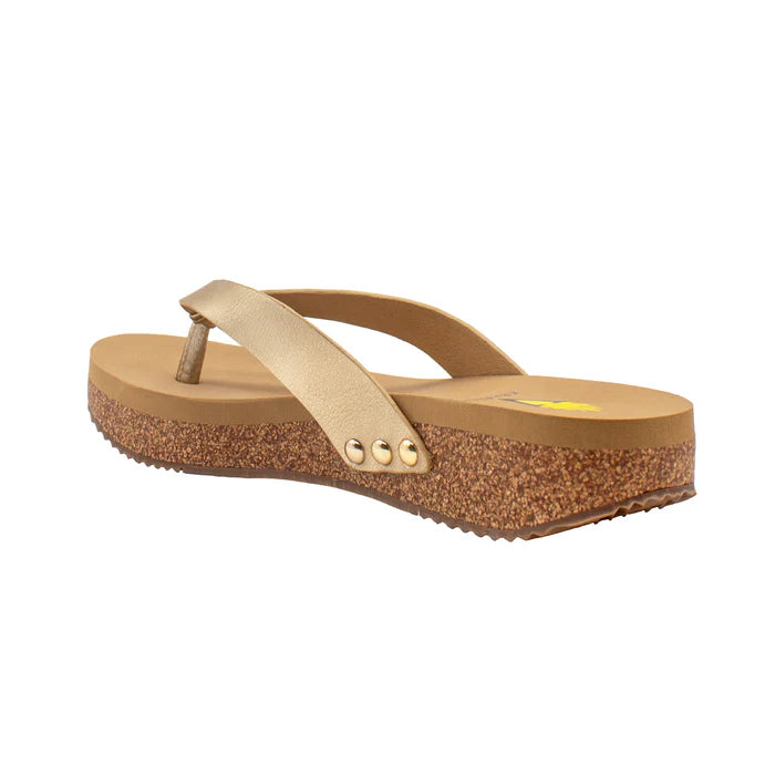 Reishi Faux Leather With Clog Stud Accent