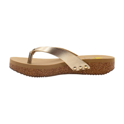 Reishi Faux Leather With Clog Stud Accent