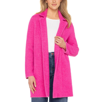 Long Sleeve Open Front Sweater Coat