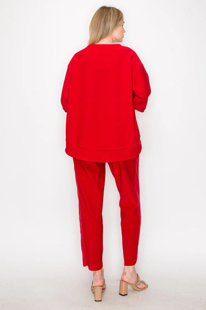 Karen Crepe Knit Set