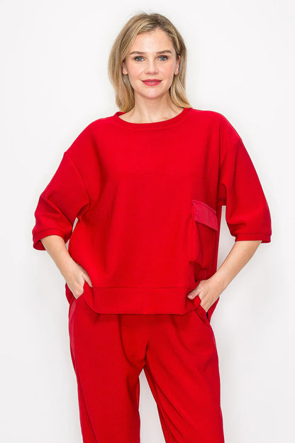 Karen Crepe Knit Set