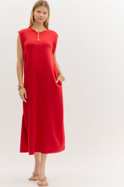 Soft Flow Midi Dress
