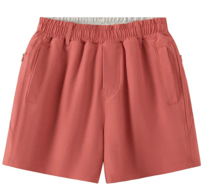 Relaxed Red Freeballers Shorts | 6" Inseam | Meripex Apparel