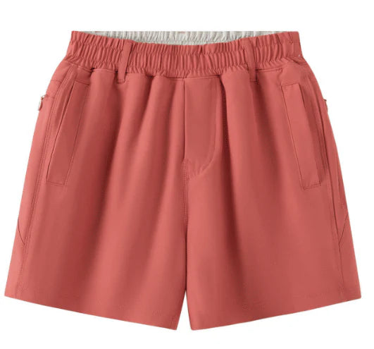 Relaxed Red Freeballers Shorts | 6" Inseam | Meripex Apparel