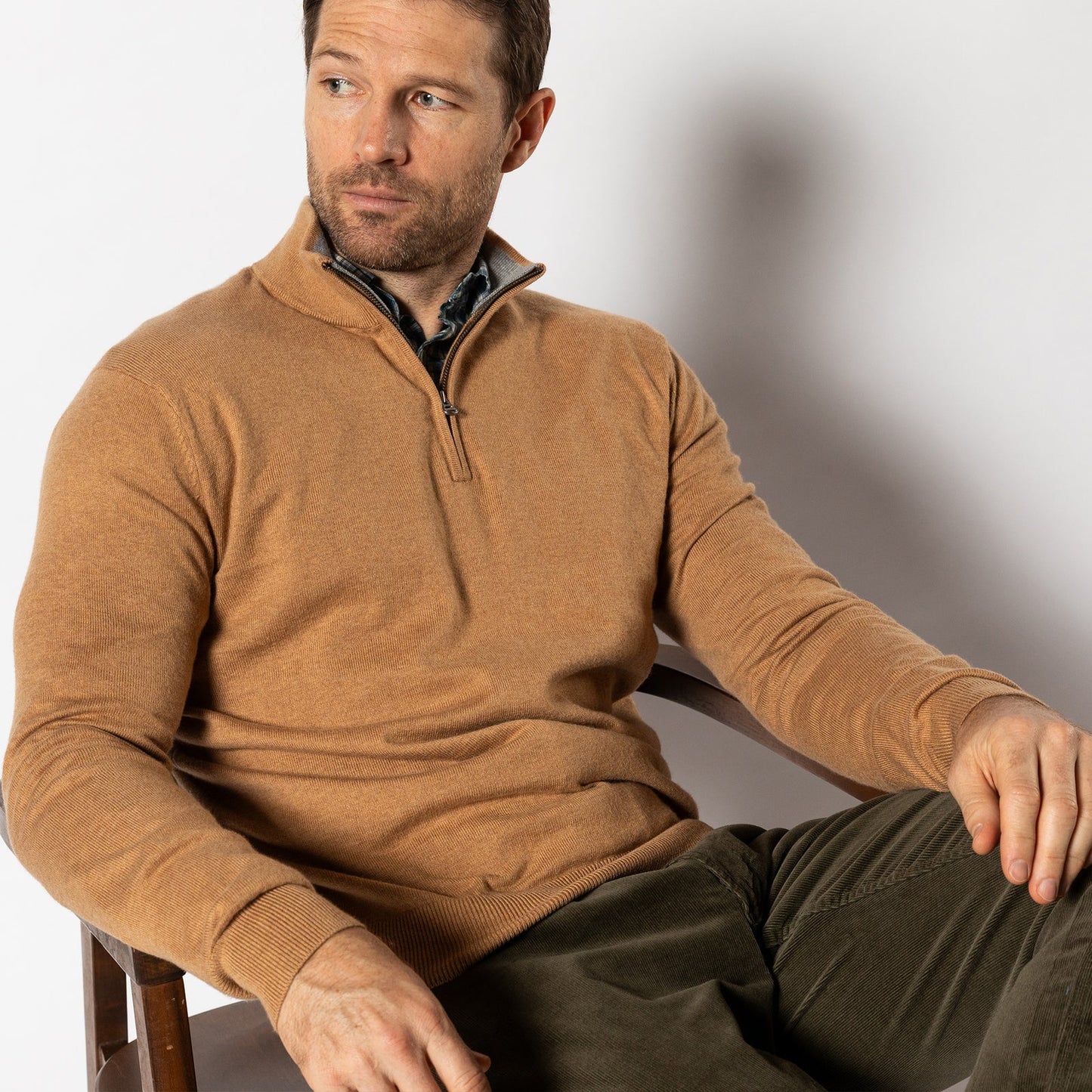 Ridley Quarter Zip Sweater