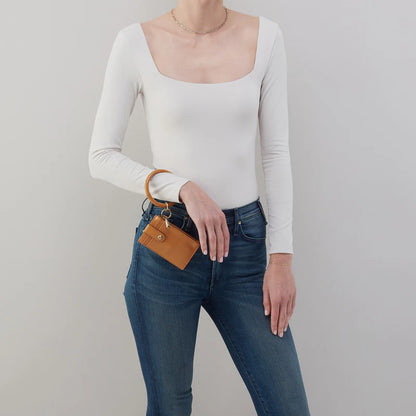 Ring Credit Card Wristlet | Polished Leather | HOBO