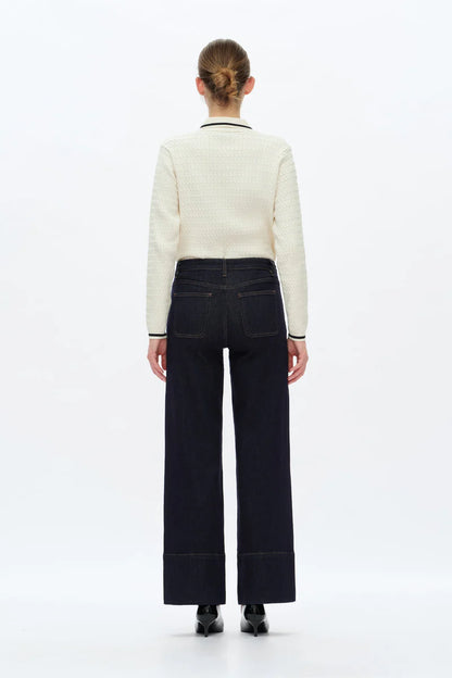 Katia Mid Rise Wide Leg Pants