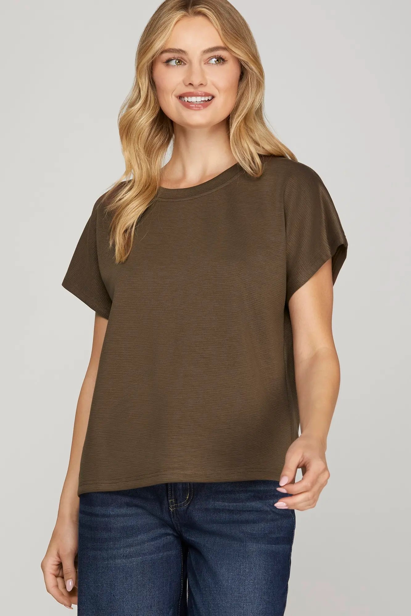 Cozy Stitch Knit Top