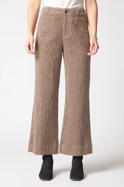 Rustic Stretch Cord Patch Pocket Ankle Pant