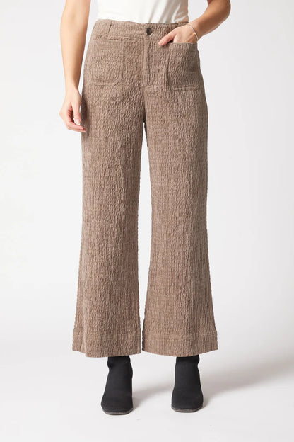 Rustic Stretch Cord Patch Pocket Ankle Pant