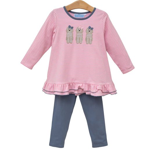 Dog Ruffle Pants Set | Trotter Street