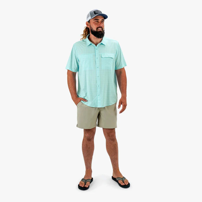 Air O Mesh SS Button Down Shirt