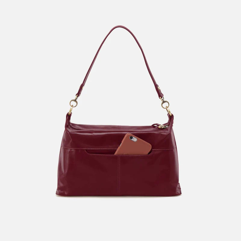 Avon Shoulder Bag | Polished Leather | HOBO