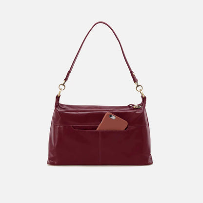 Avon Shoulder Bag | Polished Leather | HOBO