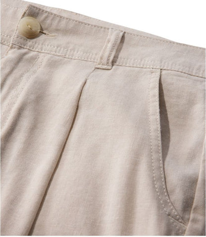 Women's Lakeside Linen Blend Crop Pants | L.L. Bean