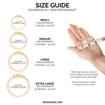 Sovereign All Weather Bangle | Set Of 1 | BuDhaGirl