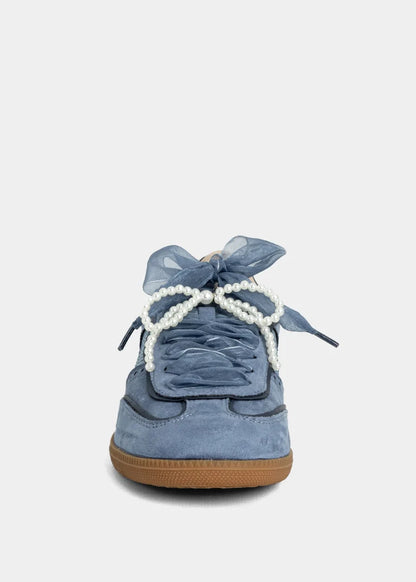 Sofie Sneaker | Blue Suede | Shu Shop
