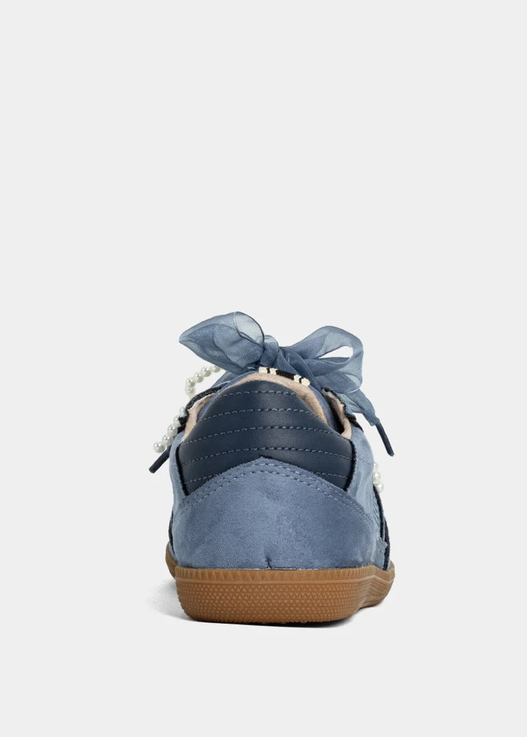 Sofie Sneaker | Blue Suede | Shu Shop
