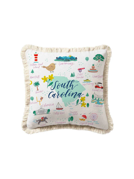 South Carolina Square Pillow