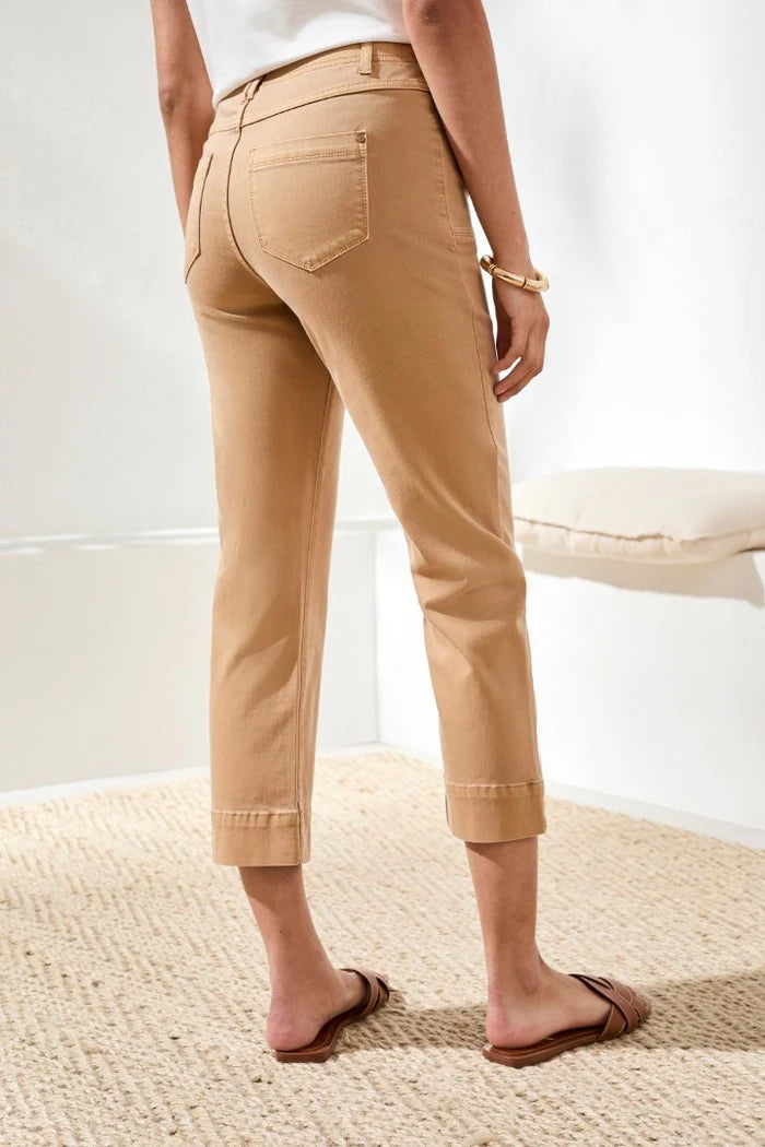 Comfort Stretch Pull On Kick Flare Capris